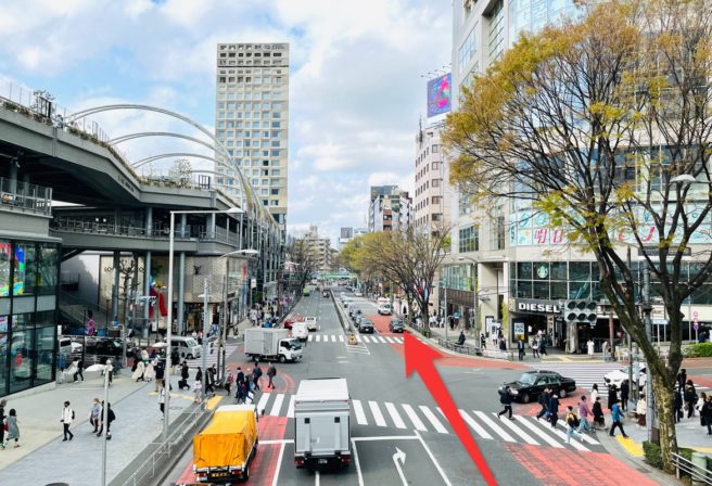 渋谷校への道順案内 2